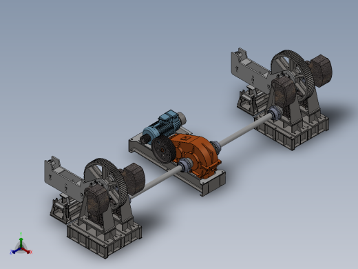 液压脱模机sw16可编辑正等轴测缩略图
