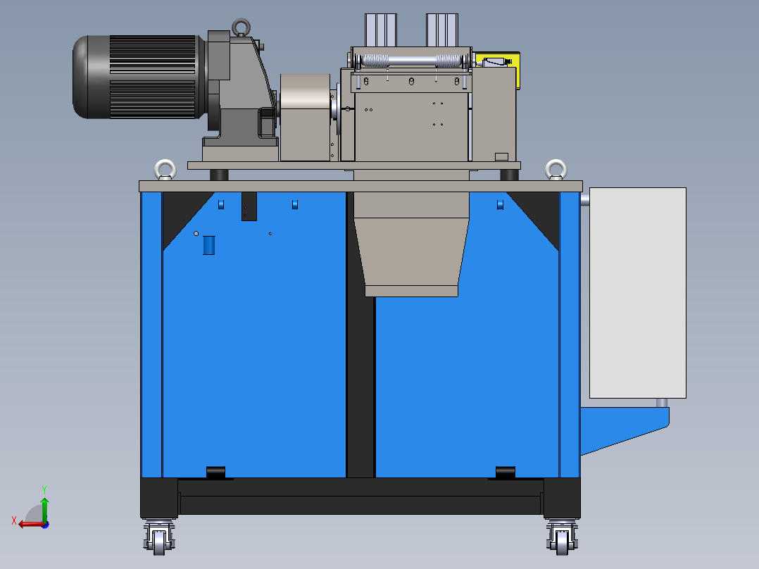 塑料龙门式切粒机(高扭)1483873后视图