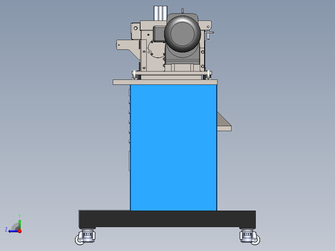 塑料龙门式切粒机(高扭)1483873右视图