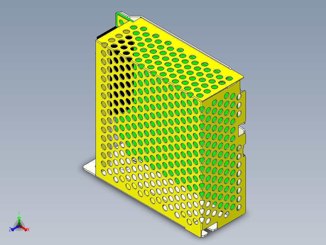 NES-35-12-开关电源正等轴测图