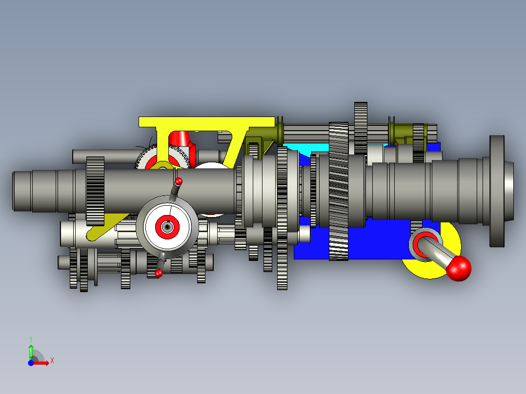通用车床6140前视图