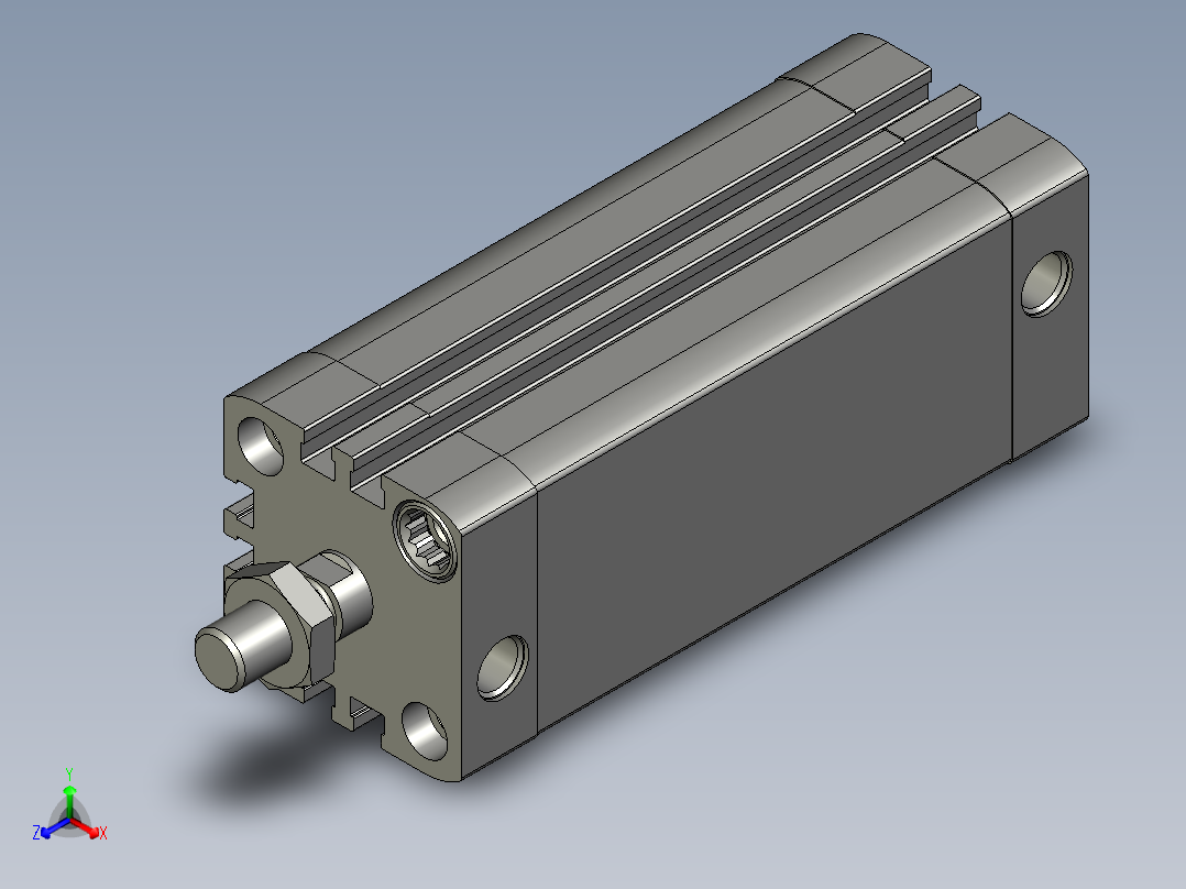 紧凑型气缸ADN-32-80-A-P-AFESTO-0514主视图