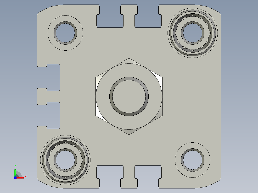 紧凑型气缸ADN-32-80-A-P-AFESTO-0514前视图