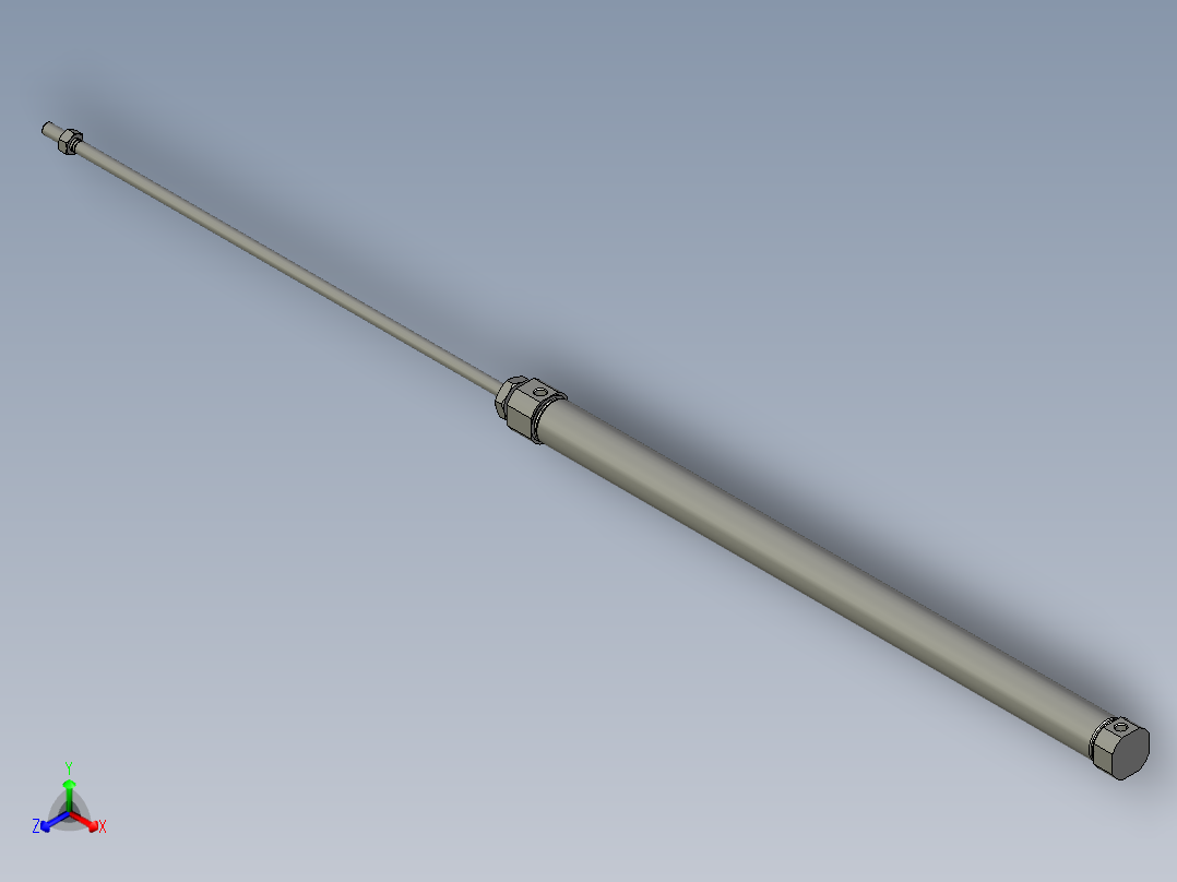 B-PB16x250SU(0)+()正等轴测图