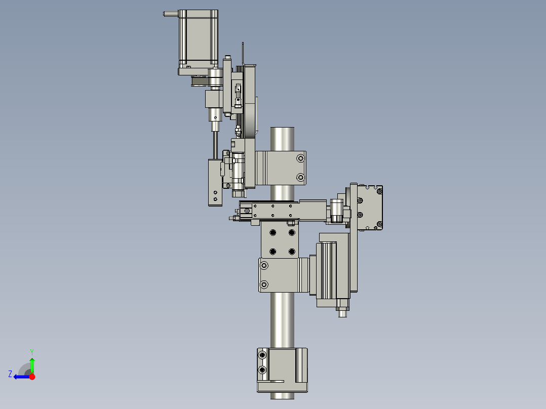 JALD23-3-螺母锁入-Z-01右视图