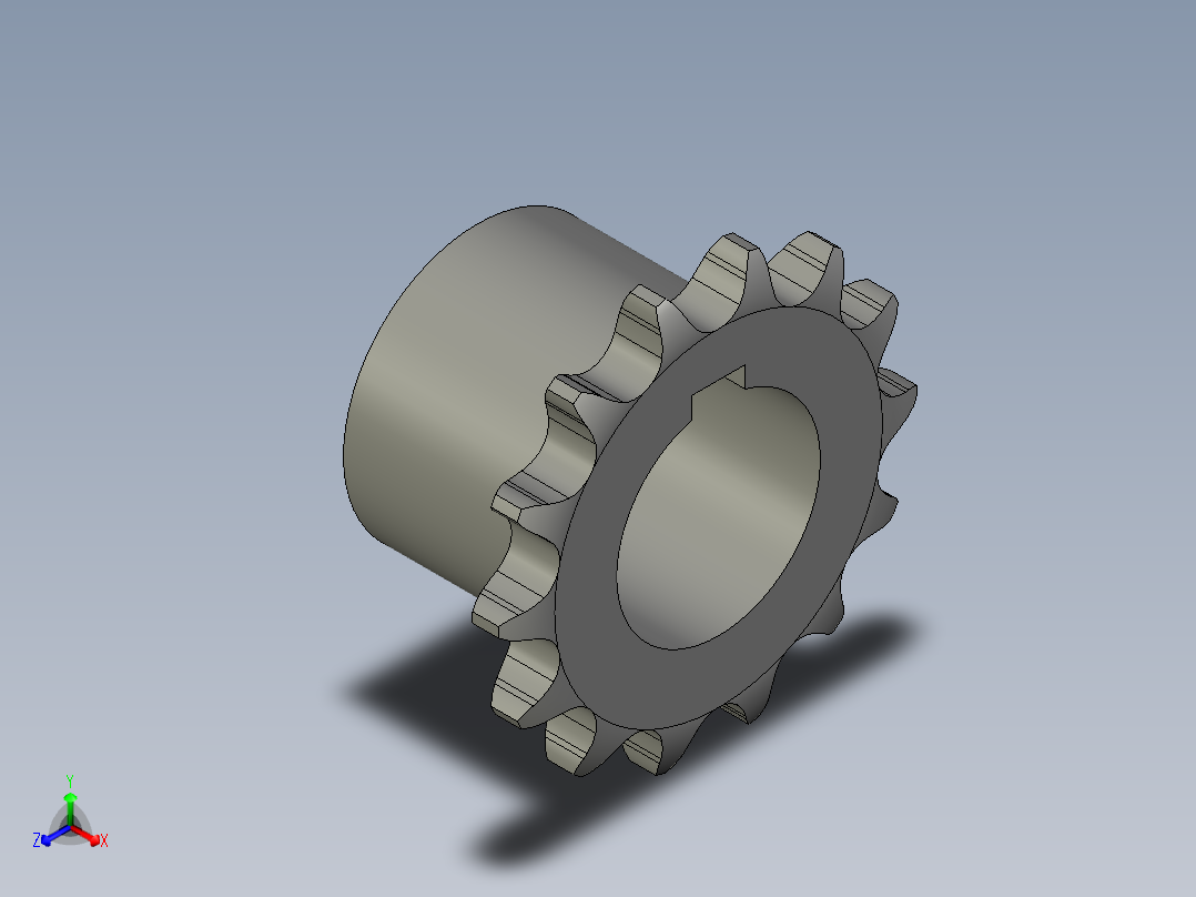 从动链轮10B-14主视图