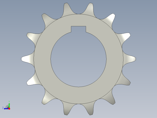 从动链轮10B-14右视缩略图