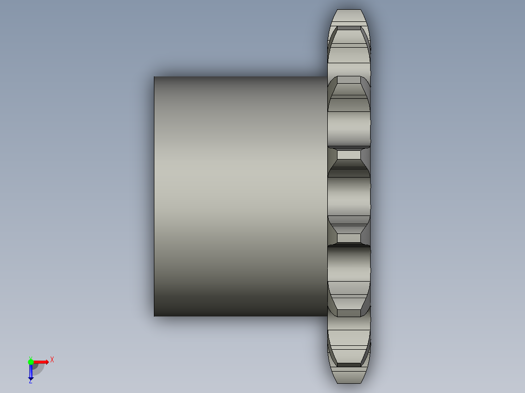 从动链轮10B-14俯视图