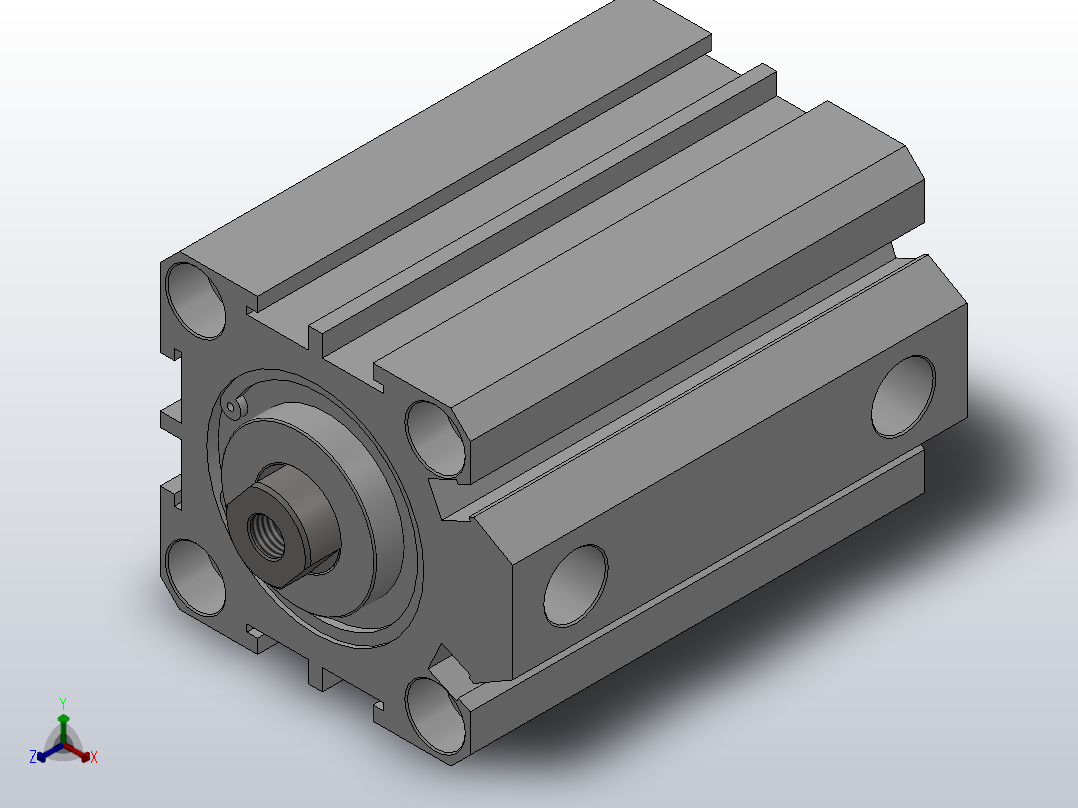SDA超薄气缸系列[SDA 32×30S]主视图