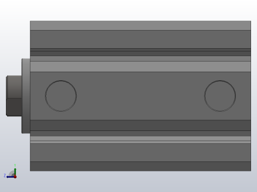 SDA超薄气缸系列[SDA 32×30S]右视缩略图