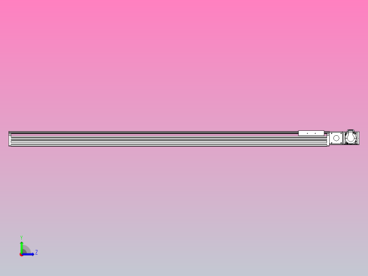 皮带直线轴半封闭可选导轨TPA-HNB-140D-120-L1400-MR-C-P40-N3左视缩略图