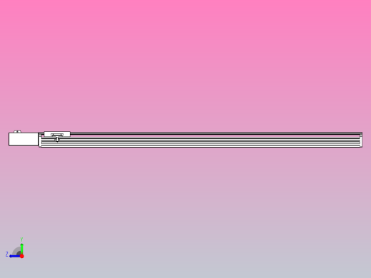 皮带直线轴半封闭可选导轨TPA-HNB-140D-120-L1400-MR-C-P40-N3右视缩略图