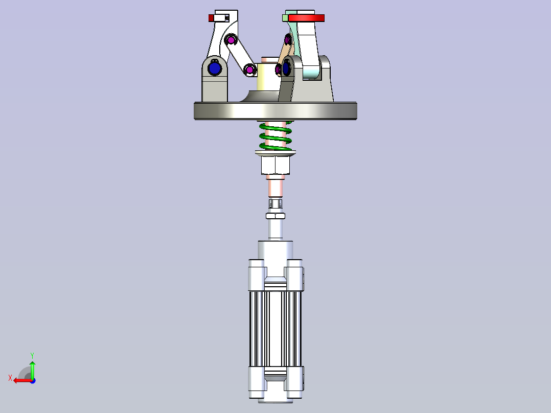 夹具 - 349 中心后视图