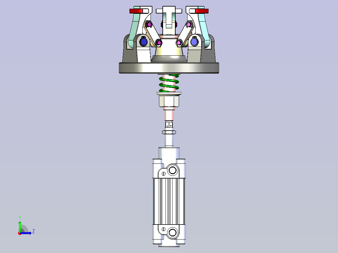 夹具 - 349 中心左视图