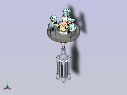 夹具 - 349 中心正等轴测缩略图