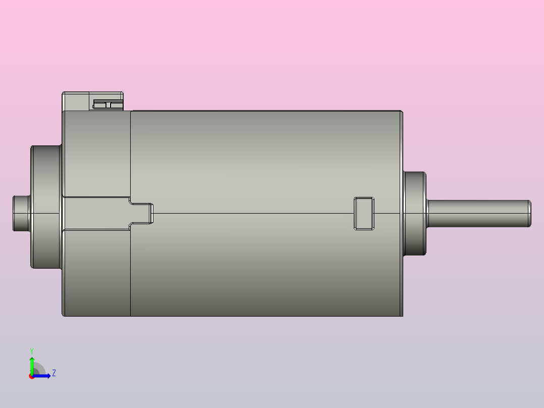 CL-FC130[CL-FC130RA-10300]电机左视图