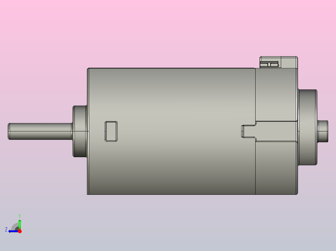 CL-FC130[CL-FC130RA-10300]电机右视图