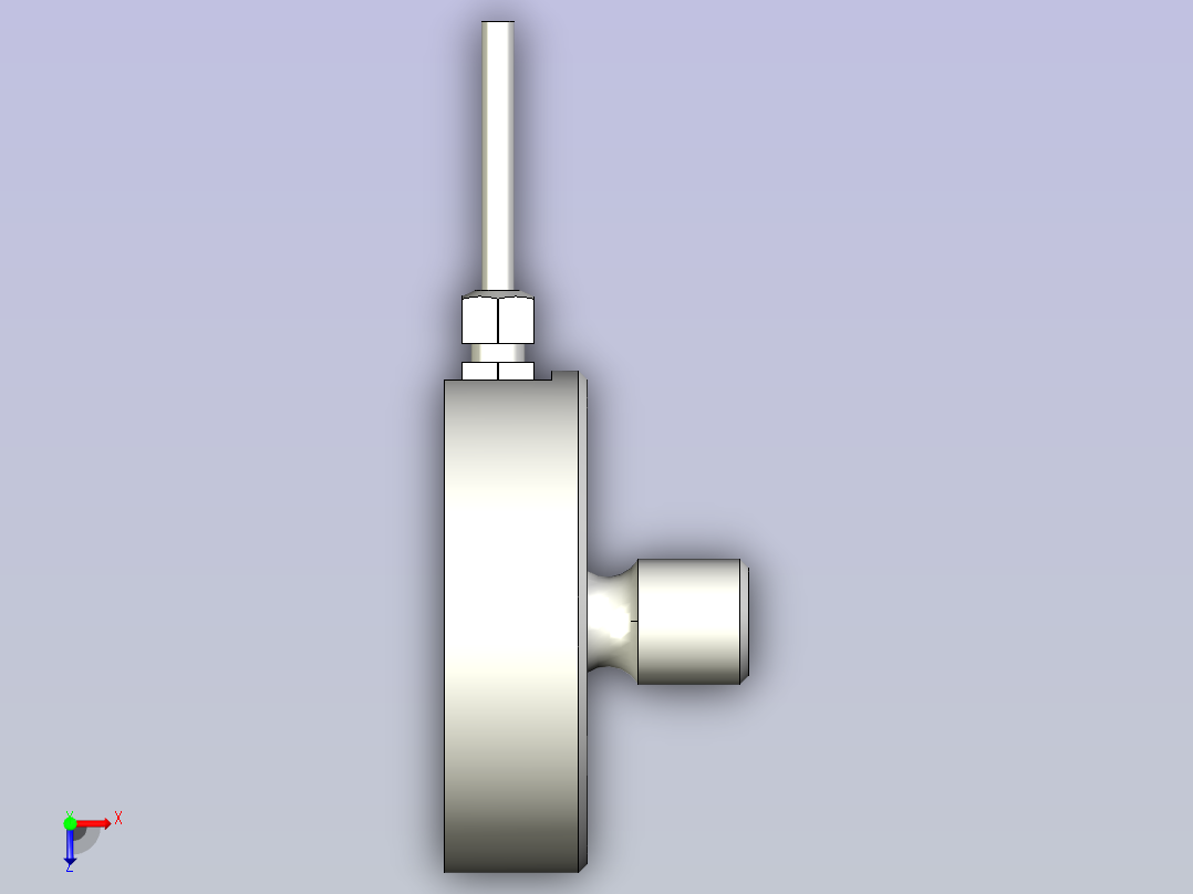 A0005156-EMS40-20kN应变片膜力传感器称重传感器俯视图