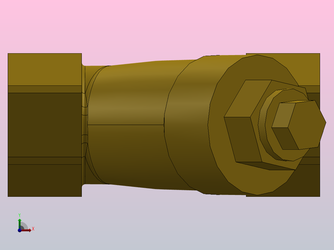 Y型过滤器，管道过滤器FNW-FNW14B-YSSF前视图