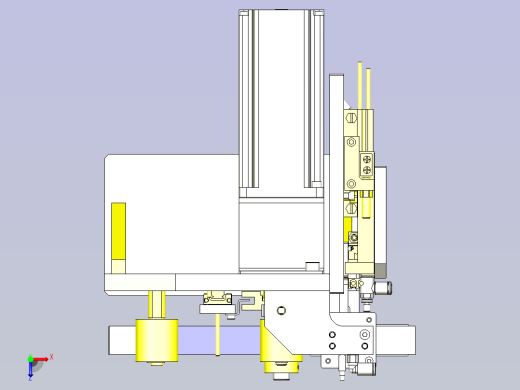 一种滚轮规定尺寸切割装置俯视缩略图