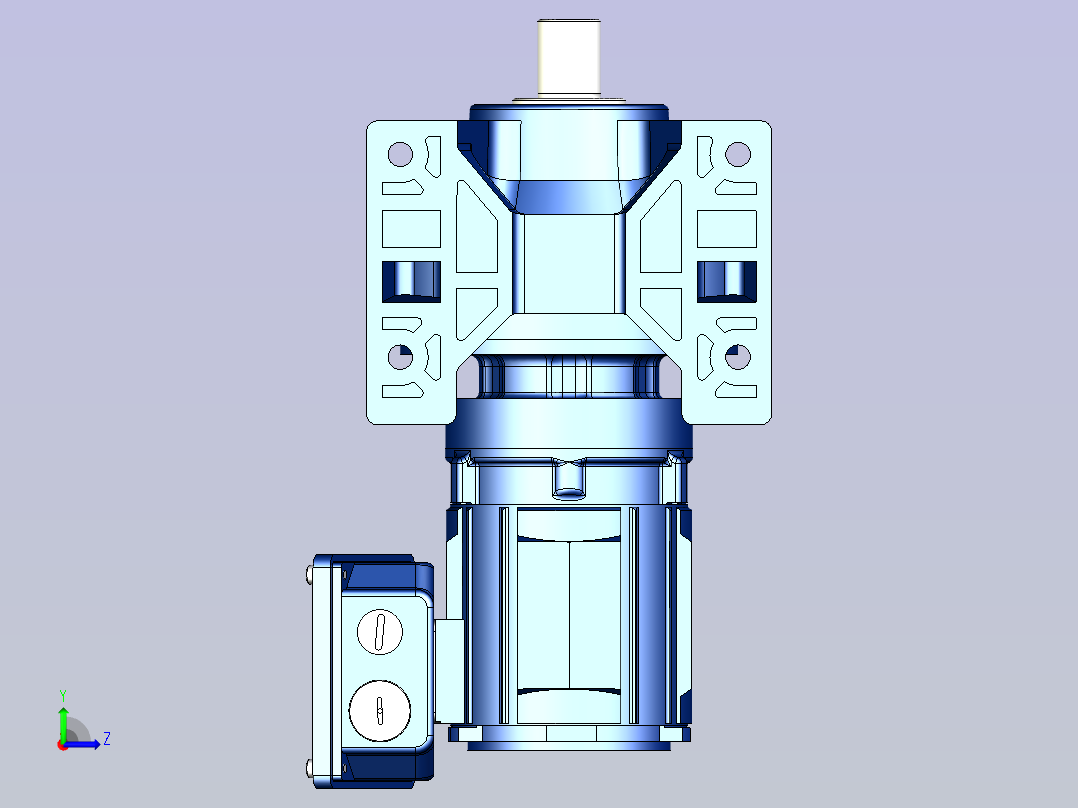 住友(SMT)减速机3D CNHM01-6090DA左视图