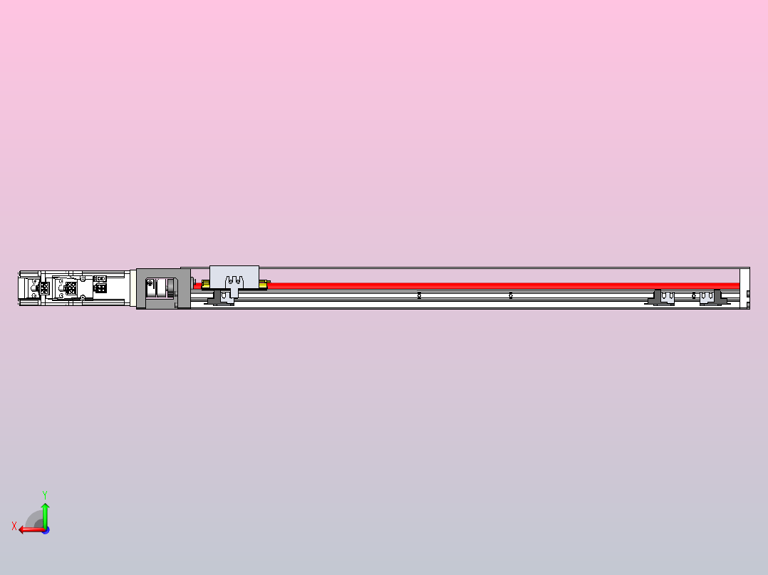 KK模组KK60-600A1-F0 行程508mm后视图