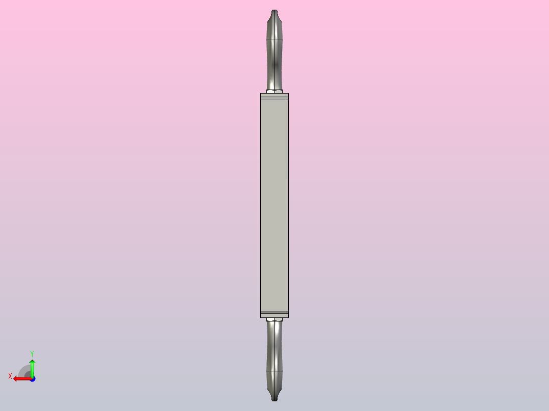 国标GB旋转式索具螺旋扣_CC型M12-460后视图