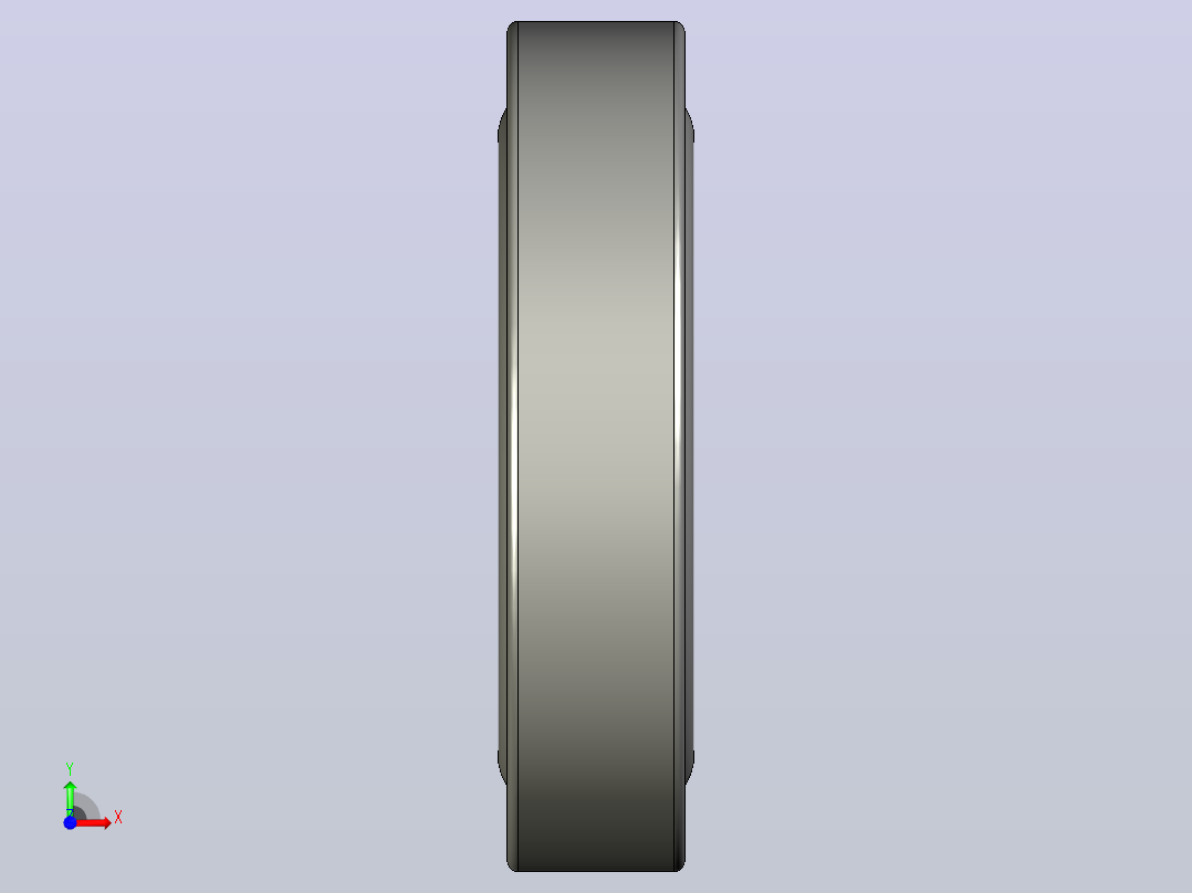 SKF自调心球轴承ball_bearing_1322_k_0前视图