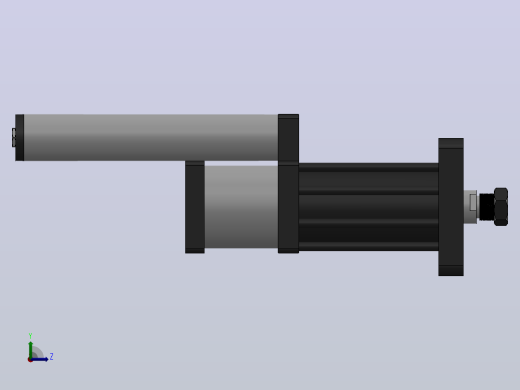 MPT-40T系列标准型[MPT-150-200-5-30T-M1-S1-0°]气压增压缸左视缩略图