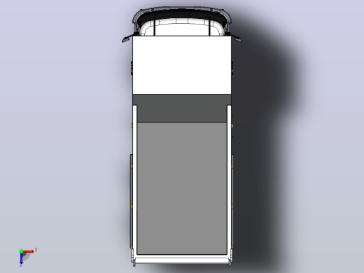 6X4自卸卡车3D图纸 Solidworks设计俯视缩略图