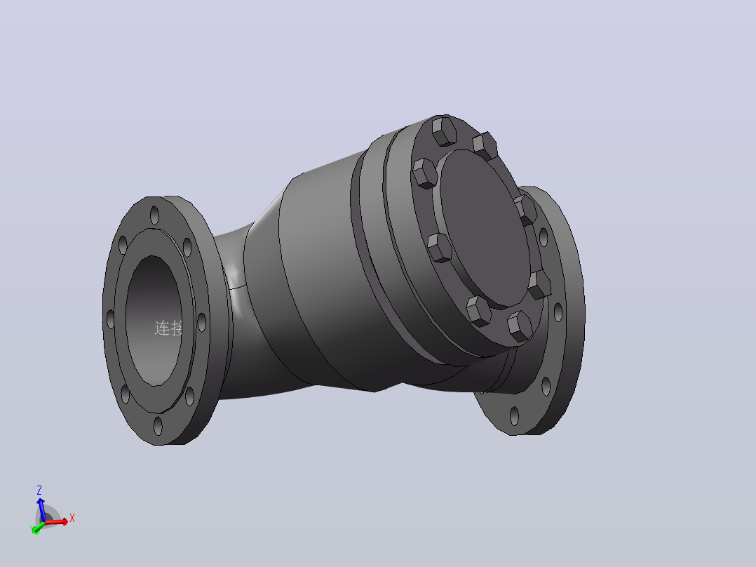 Y型过滤器DN150主视图