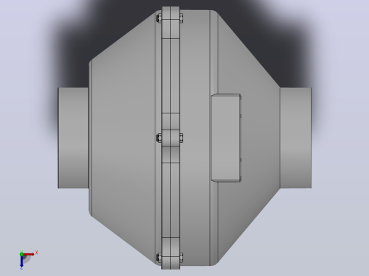 GKE100M管道风机[GKE100M]亿利达风机俯视缩略图