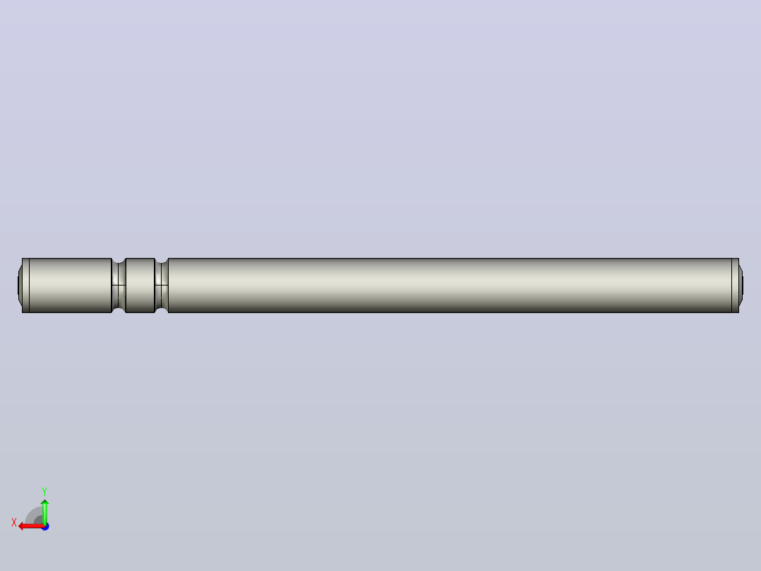 FO2-D38X1.5T-AGL506-RL500-C1塑料双槽O带输送滚筒后视图