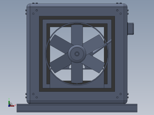 JSF-X-GA系列低噪声风机箱[JSF-X-355GA]前视缩略图