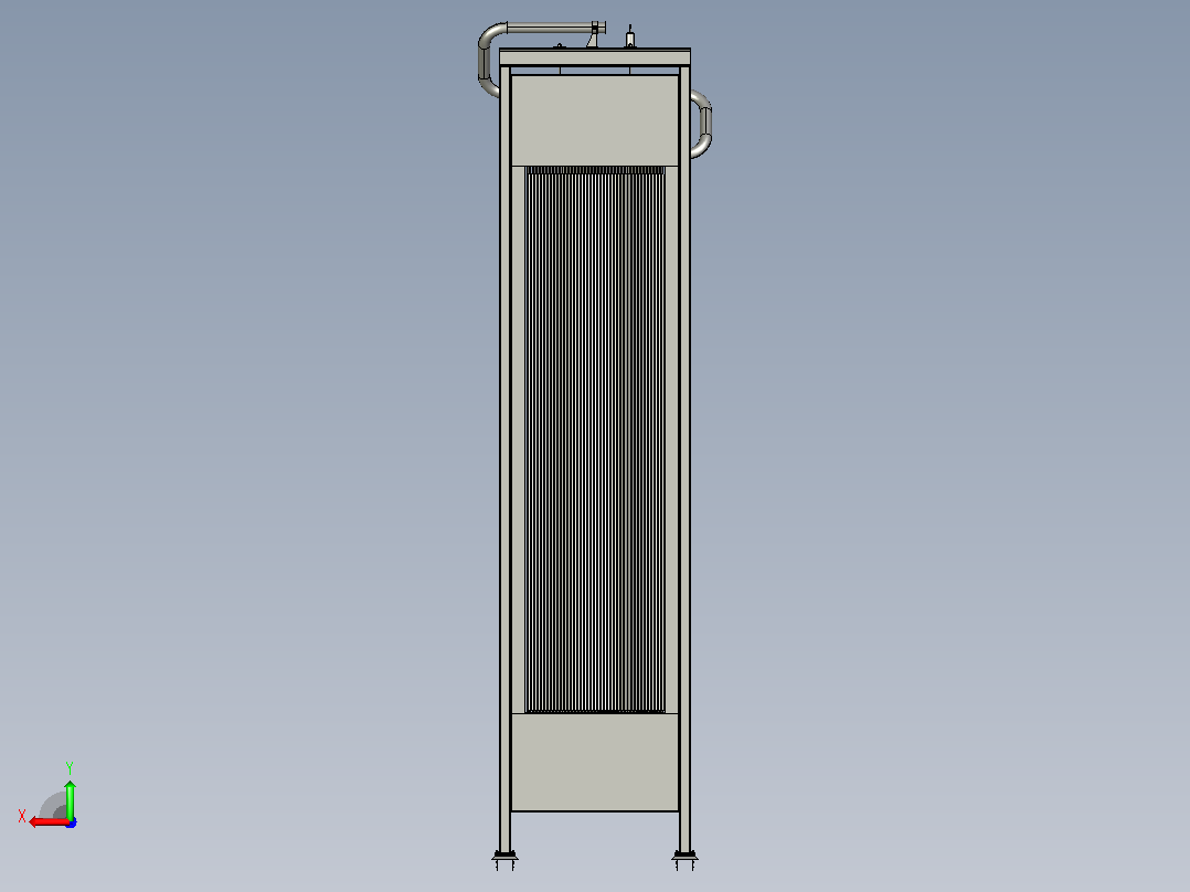 HRSG余热蒸汽发生器2后视图