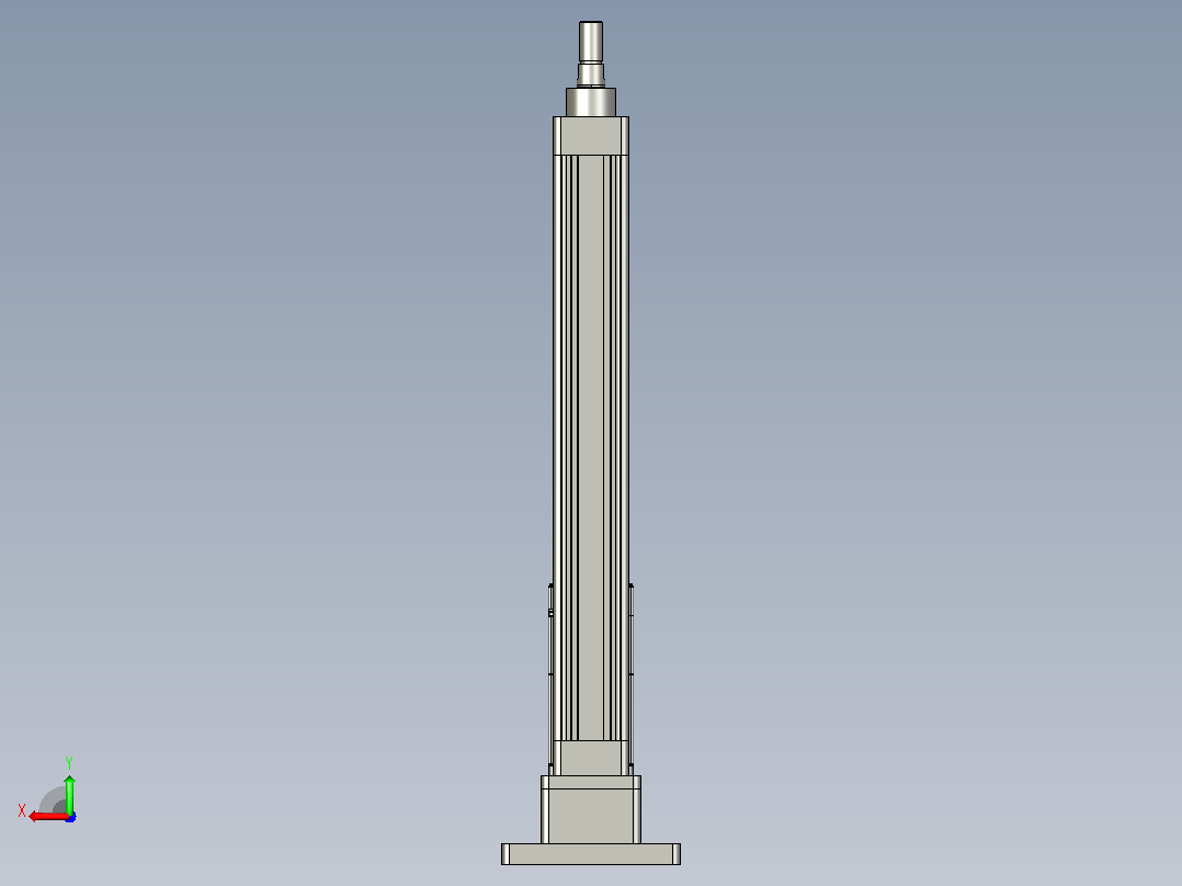 轻载电动缸TPA-ESR40-1210C-L300-MR-FB-W-P40-C3后视图