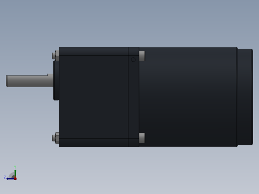 60AC(6W)微型交流（齿轴）组合型减速电机[60YR06WGV22-60GK12.5HK]右视缩略图