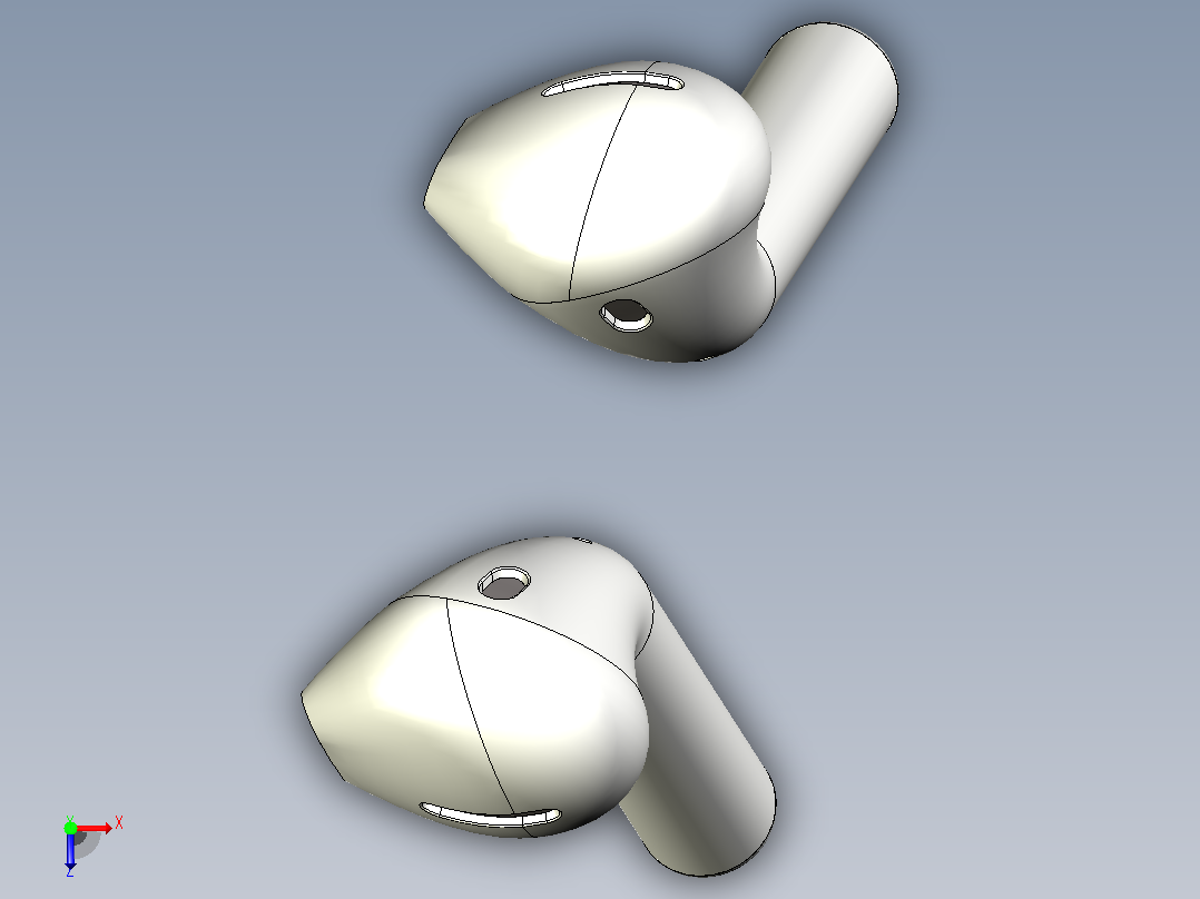airpods  笔记本俯视图