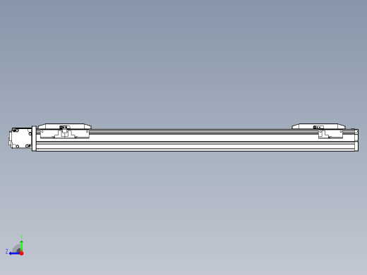 皮带直线轴双滑块型TPA-GCBS-50-P42-L200-DL-M10-N3右视缩略图