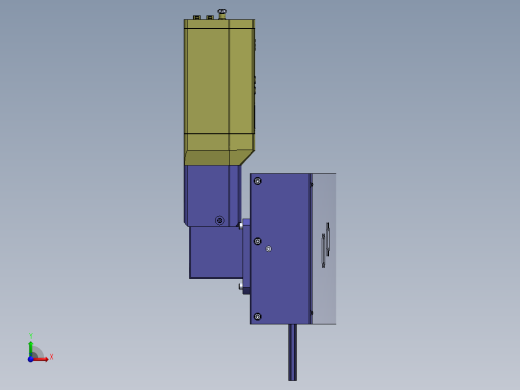 快速夹具凸轮机械手机构3D图纸 Solidworks设计 附STP前视缩略图