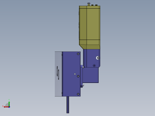 快速夹具凸轮机械手机构3D图纸 Solidworks设计 附STP后视缩略图