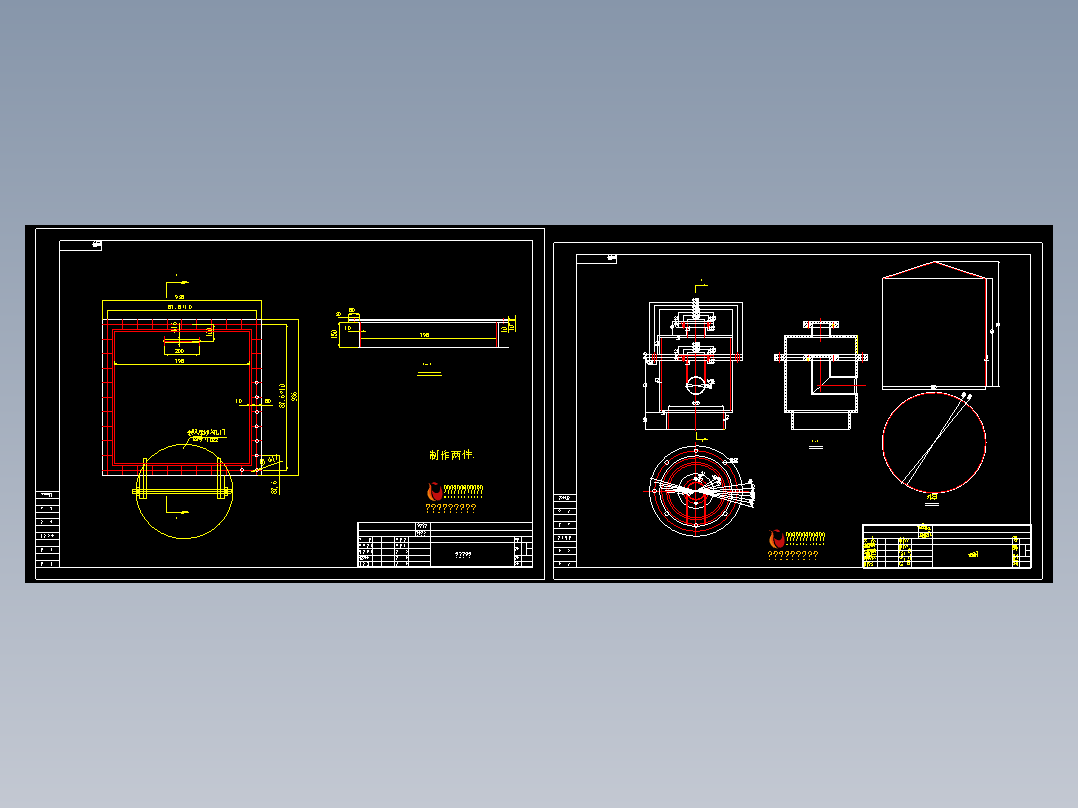 料仓安全阀CAD图纸安全阀、库侧人孔门