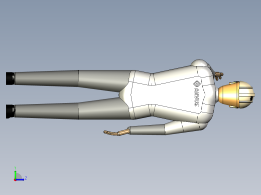 3D男人左视缩略图