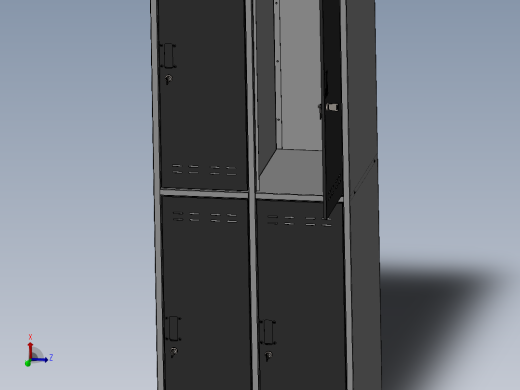 钣金机柜1800x450x600