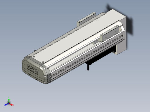 Toyo东佑达直线模组-ETH13-250-BM-200W+煞車正等轴测缩略图
