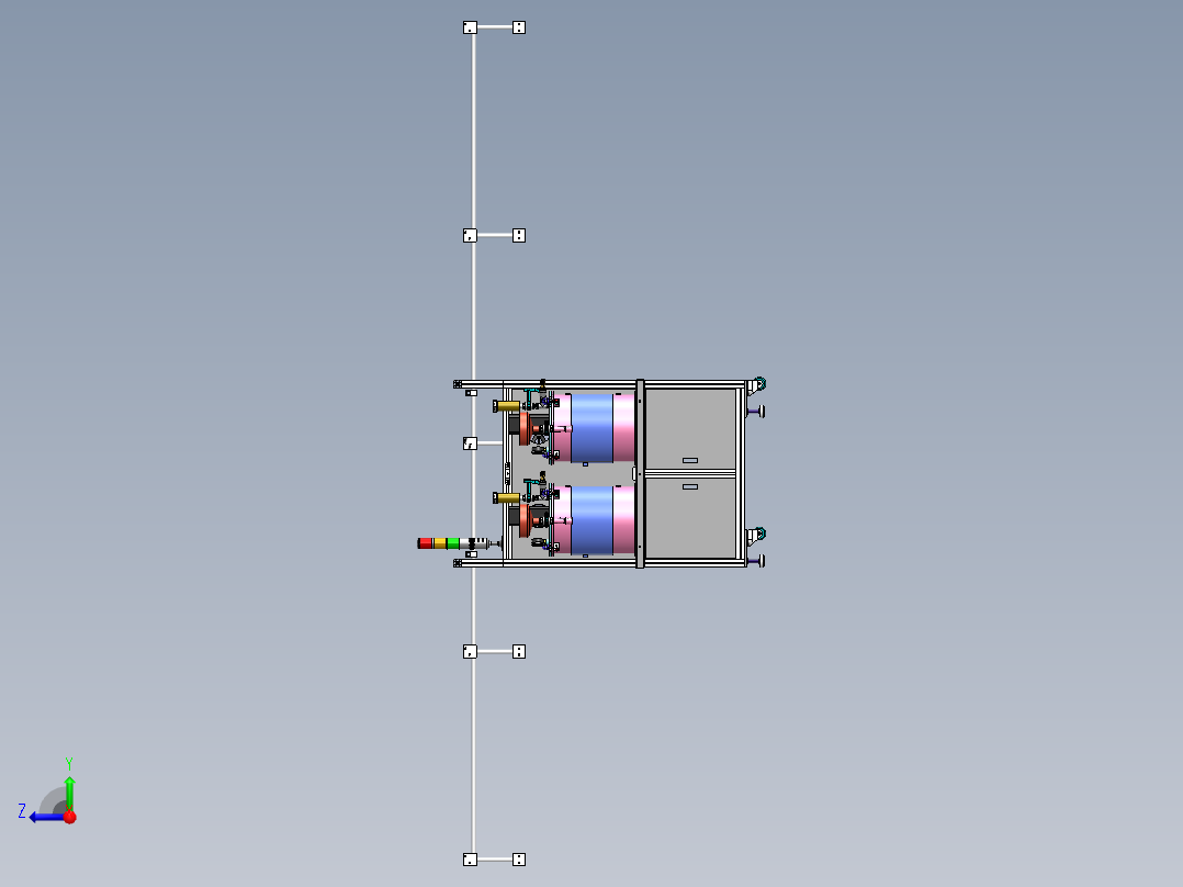 H954 悬臂式灌胶机右视图