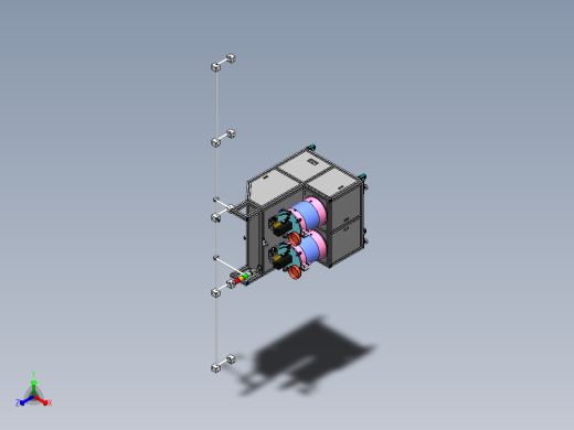 H954 悬臂式灌胶机正等轴测缩略图