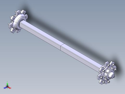 非制动车轴 10 t
