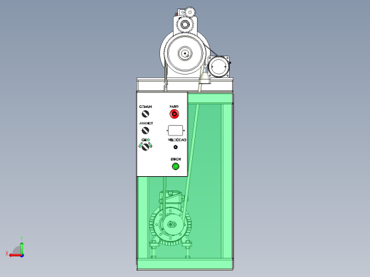 绞线机模型图后视缩略图