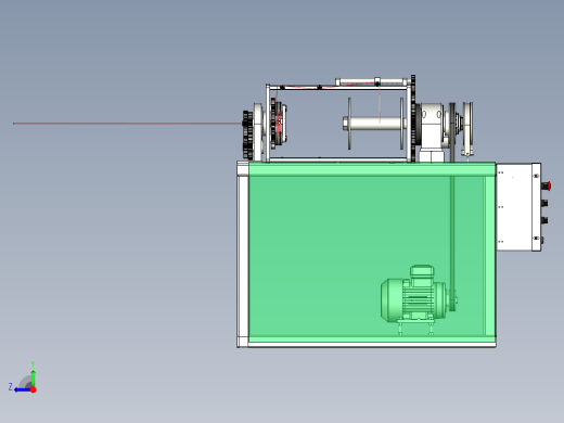 绞线机模型图右视缩略图